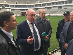 Леонид Ставицкий проверил готовность футбольных арен ЧМ-2018 к вводу в эксплуатацию