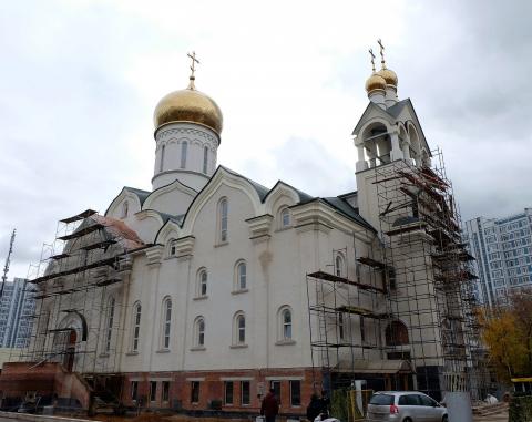 Владимир Ресин: В конце 2017 года завершатся работы в верхнем приделе храма Андрея Рублёва в Раменках
