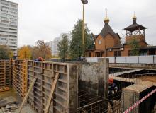 Владимир Ресин: На стыке трёх столичных районов строится храм по трём канонам храмового зодчества